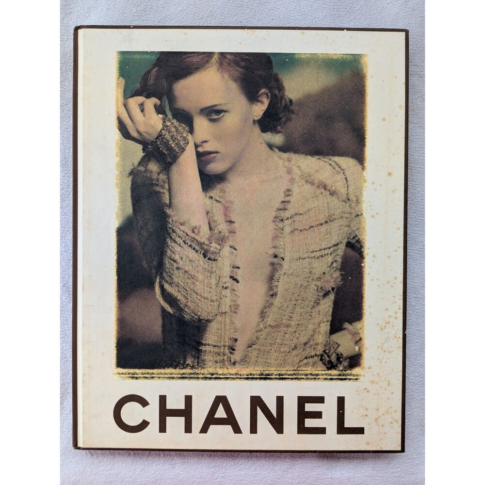 CHANEL 1997 Hardcover Catalog Book Karen Elson Karl Lagerfeld Paris Vintage Rare